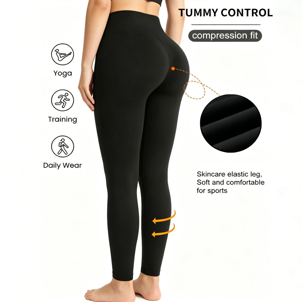 Pilates Yoga Gym - Leggings Esportivas Femininas de Alta Elasticidade,