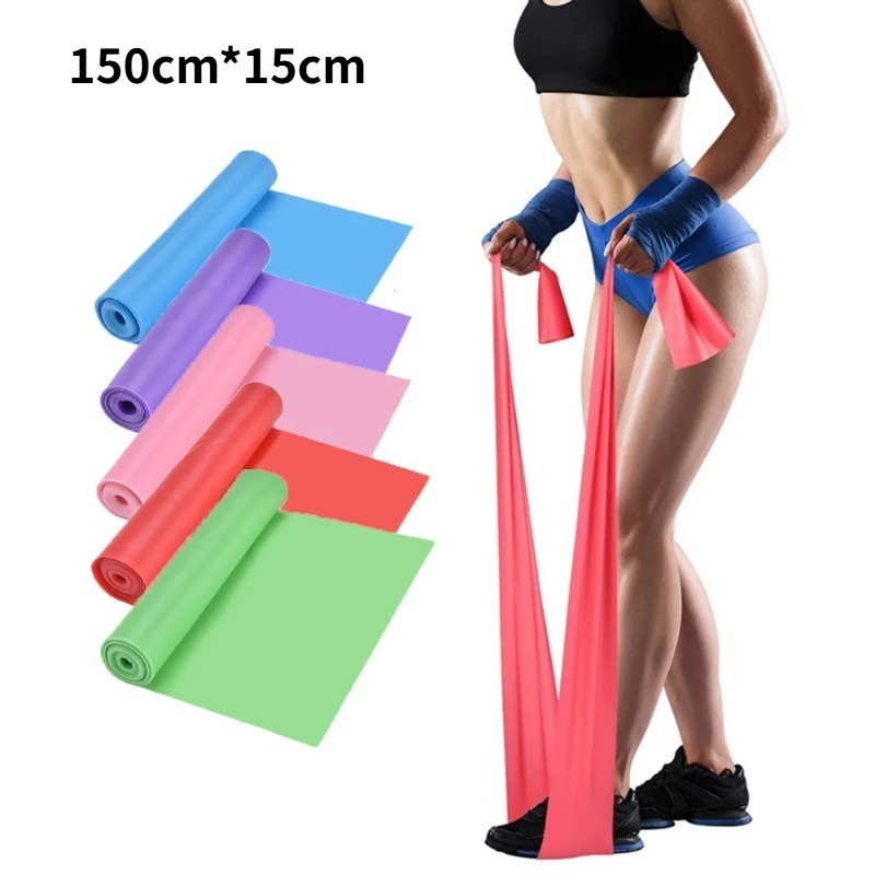 Home Pilates Yoga - Faixas de Resistência de Látex Natural,