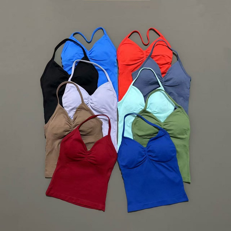 Pilates Yoga Jacket - Ginásio esportes topos feminino sem costura