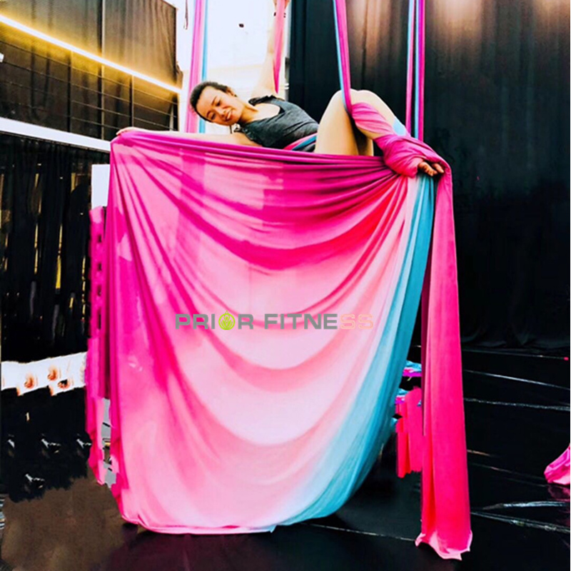 Aerial Silk Hammock - Ombre Anti-Gravidade Yoga Rede, Tecido Sedas,