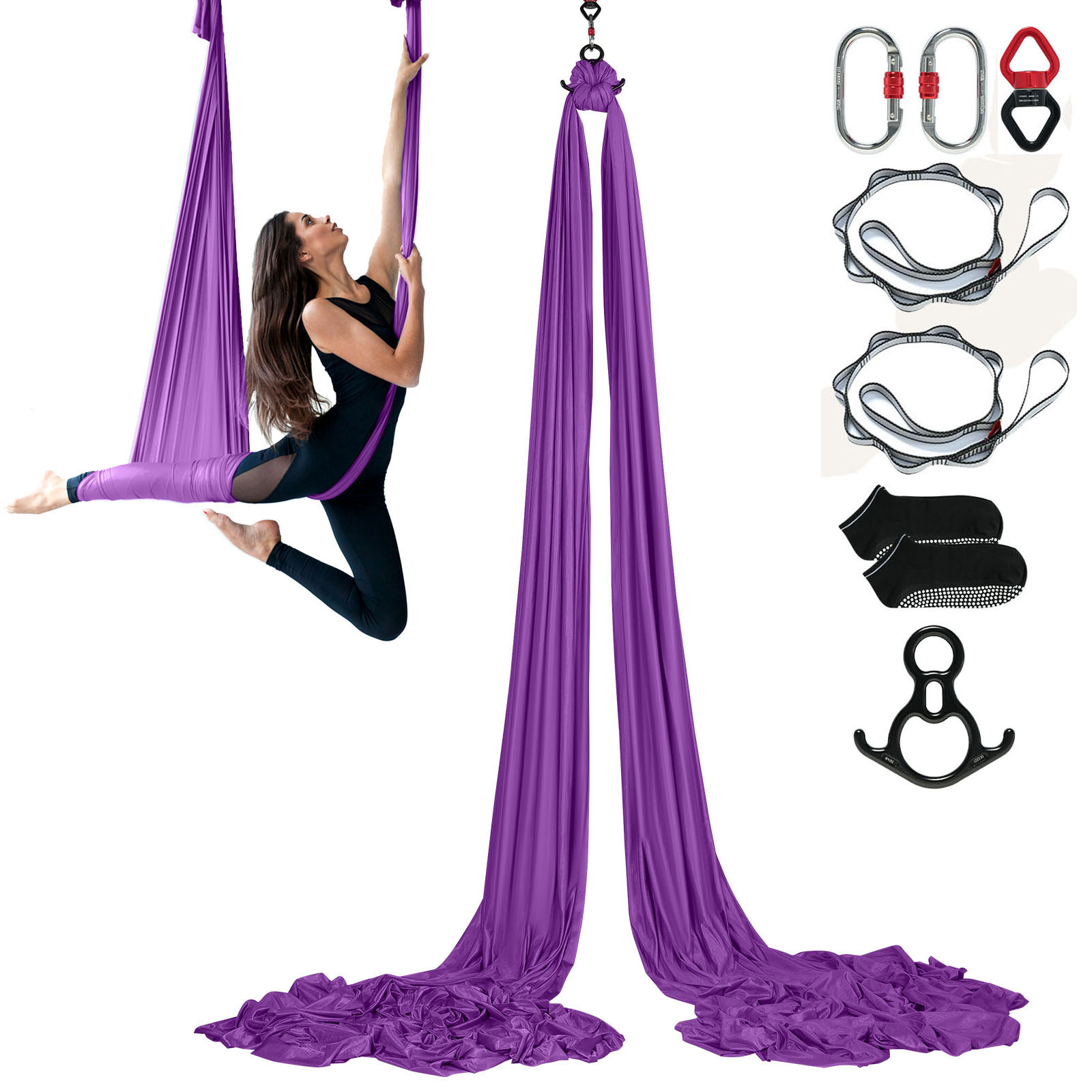 Rede de Yoga Aéreo e Balanço d - Aerial Silk Hammock avaliação e preço