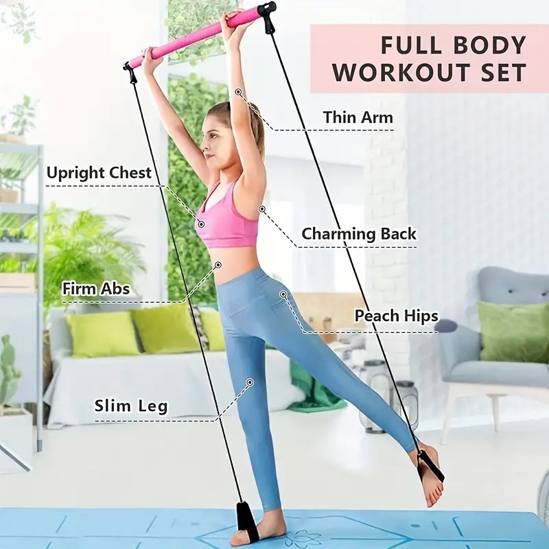 Barra de Pilates Multifunciona - Pilates And Yoga Combined avaliação e preço