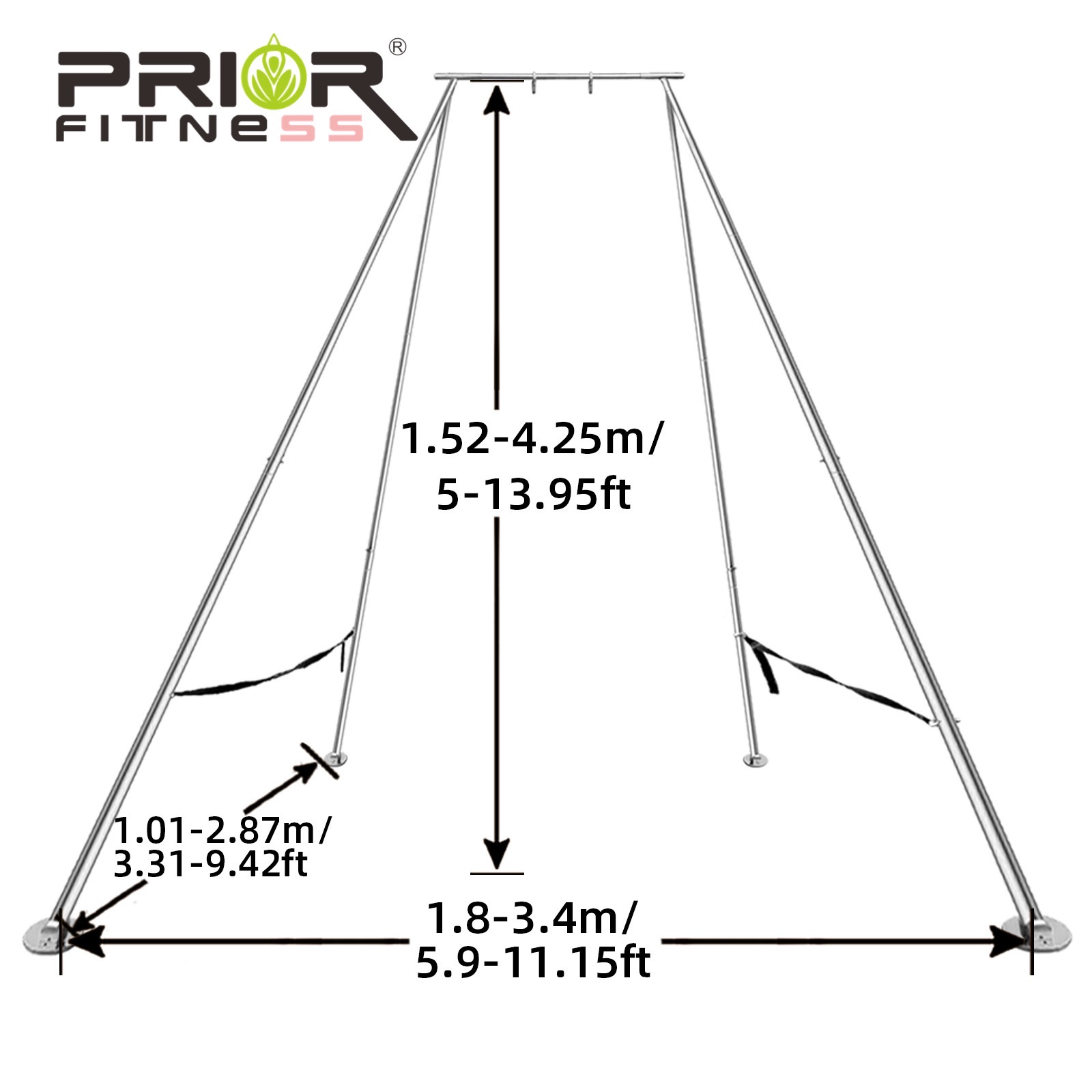 Atualizar 4.25 metros equipame - Aerial Silk Hammock avaliação e preço