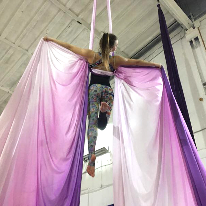 Ombre Anti-Gravidade Yoga Rede - Aerial Silk Hammock avaliação e preço