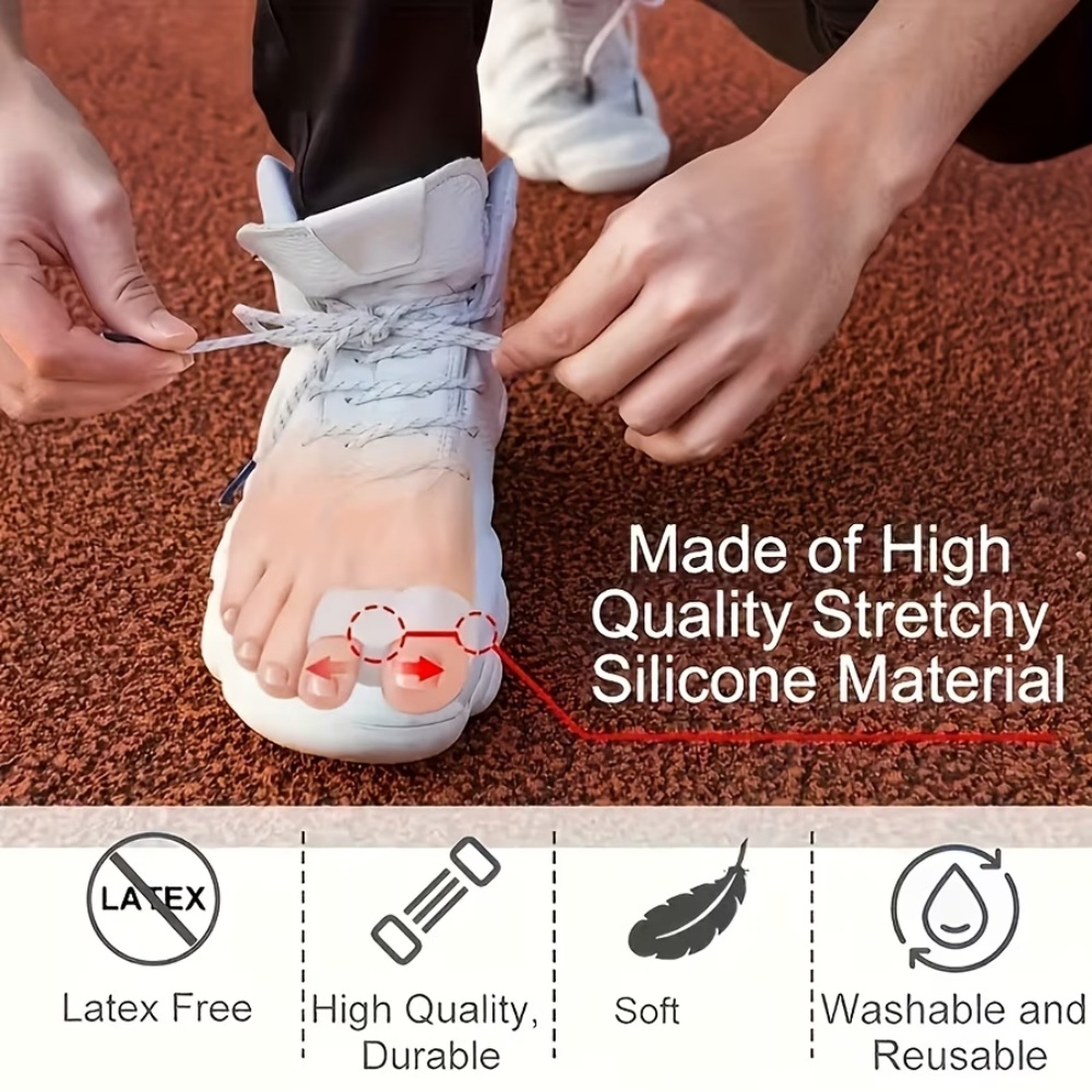 4 separadores de dedos dos pés - Toe Separator Silicon avaliação e preço