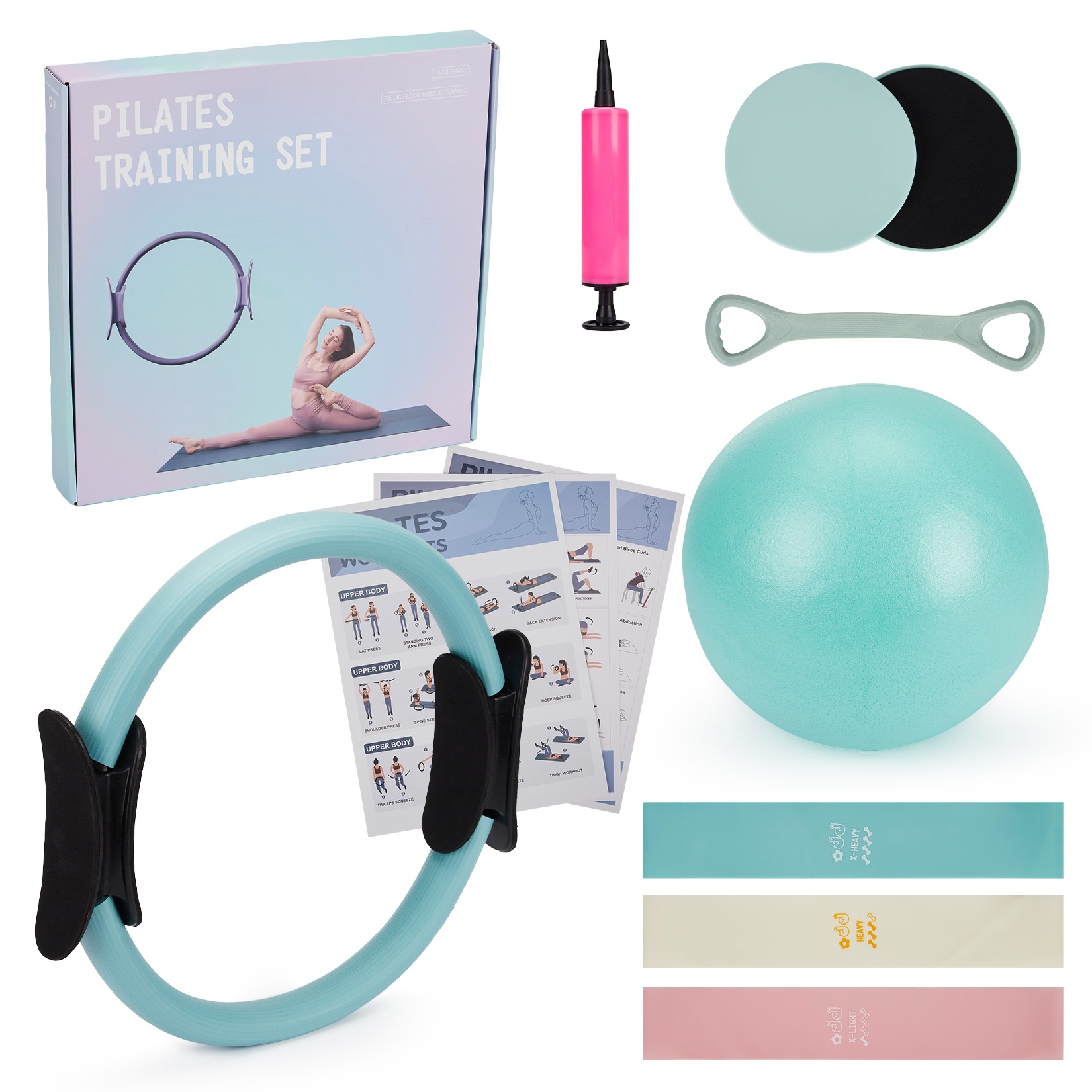 Conjunto de Treinamento de Pil - Pilates Yoga Resistance Ring avaliação e preço