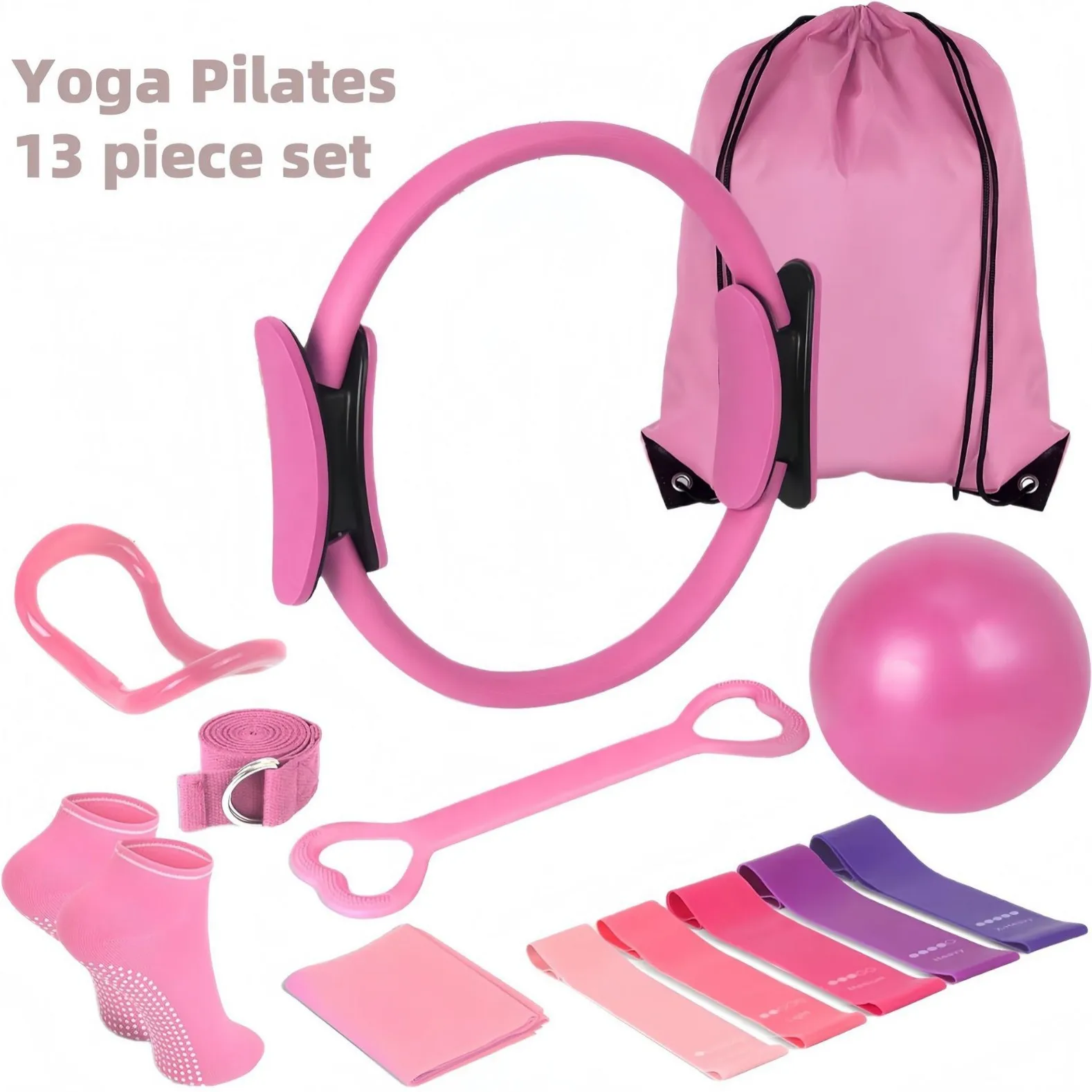 Conjunto de bolas de pilates,  - Pilates Yoga Resistance Ring avaliação e preço