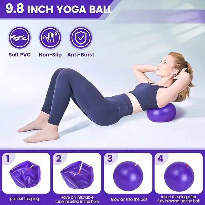 Conjunto de bolas de pilates,  - Pilates Yoga Resistance Ring avaliação e preço
